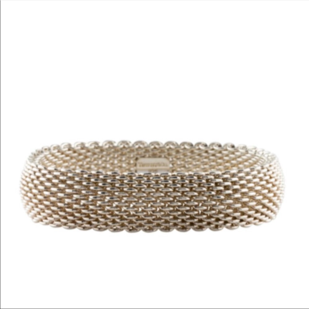 Tiffany & Co. Sterling Silver Somerset Mesh Bracelet
